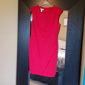 Red cocktail dress